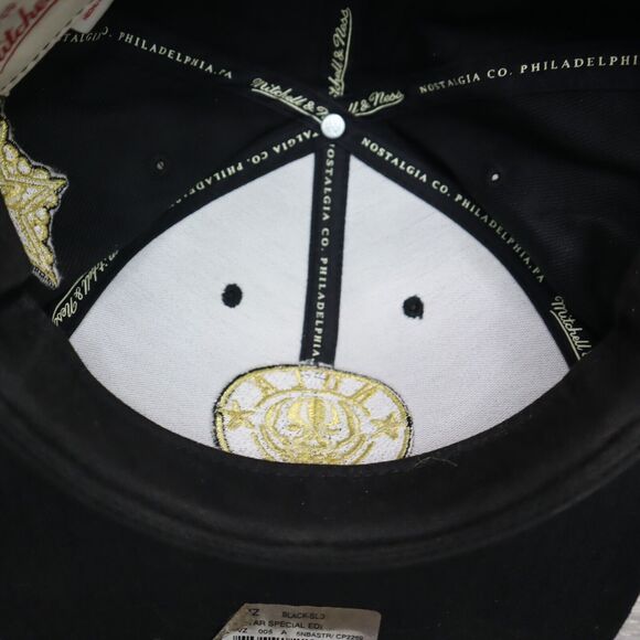 Mitchell Ness Hat Mens One Size Black NBA NOLA 2017 Embroidered Casual Cap - Picture 15 of 16